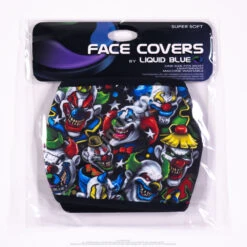 Colored Clowns Face Covering -BOWIE Shop 04702 1 79704.1590795000