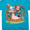 Flying Circus Foot Light Blue T-Shirt