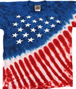 Stars And Stripes Youth Tie-Dye T-Shirt
