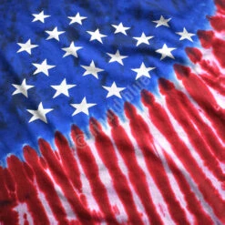 Stars And Stripes Tie-Dye T-Shirt -BOWIE Shop 11104f artwork 73823.1656524057