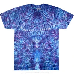 Crazy Blue Krinkle Unprinted Tie-Dye T-Shirt 6 Crazy Blue Krinkle Unprinted Tie-Dye T-Shirt -BOWIE Shop 11133f 95064.1472063506