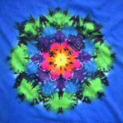 Rainbow Mandala Unprinted Tie-Dye T-Shirt -BOWIE Shop 11139f artwork 61297.1473448497