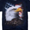 American Bald Eagle Tie-Dye T-Shirt