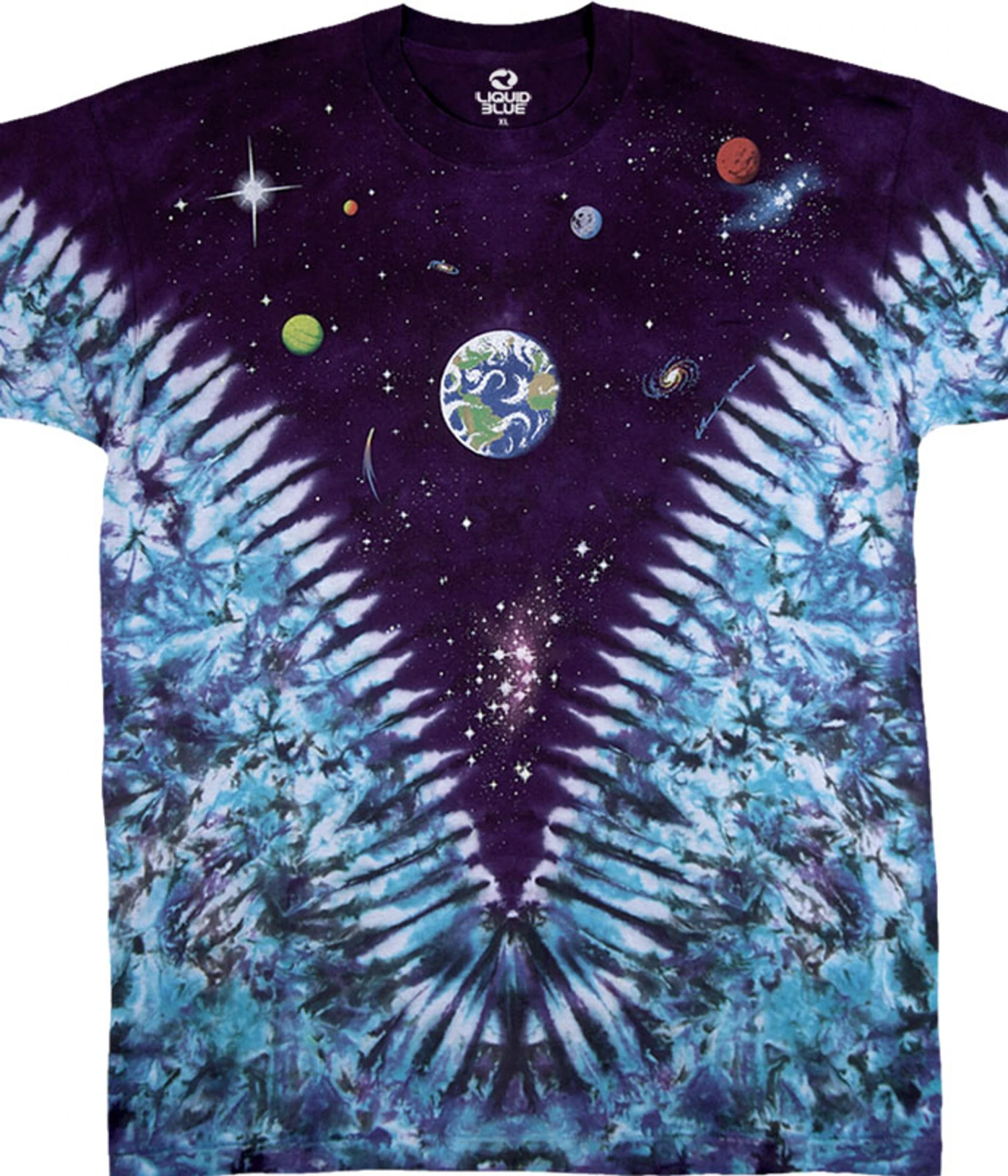 Space Top Tie-Dye T-Shirt 1 Space Top Tie-Dye T-Shirt