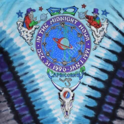 Midnight Hour Tie-Dye T-Shirt -BOWIE Shop 11345b artwork 06856.1471453975