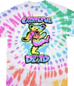 Carnival Bear Tie-Dye T-Shirt