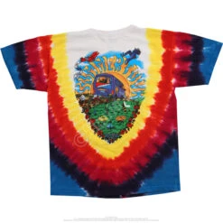 Summer Tour Bus Youth Tie-Dye T-Shirt -BOWIE Shop 11381Yb 62656.1390927226