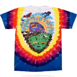 Summer Tour Bus Tie-Dye T-Shirt -BOWIE Shop 11381b 52005.1644611839