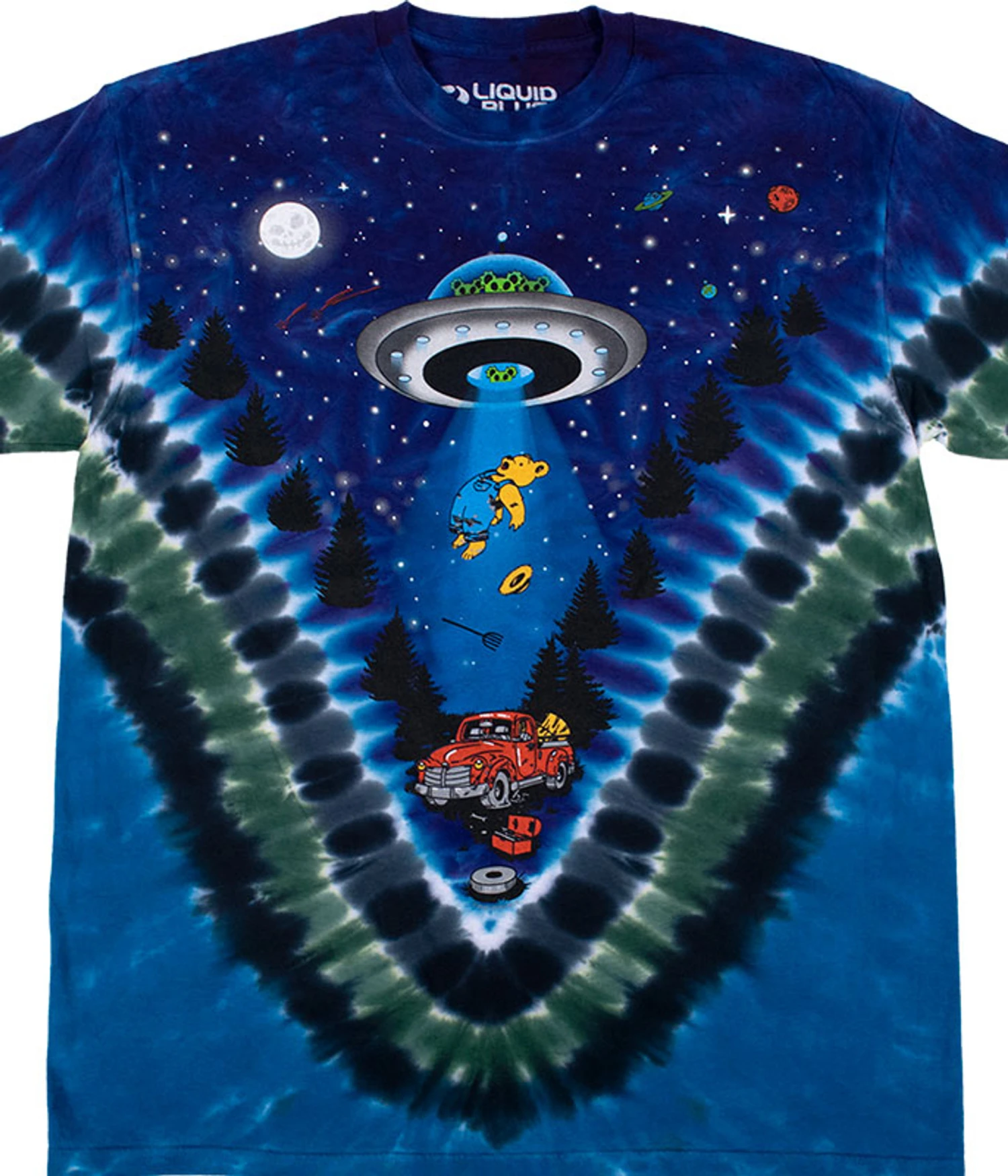 Abduction Tie-Dye T-Shirt 1 Abduction Tie-Dye T-Shirt