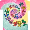 Rasta Spiral Bears Tie-Dye T-Shirt