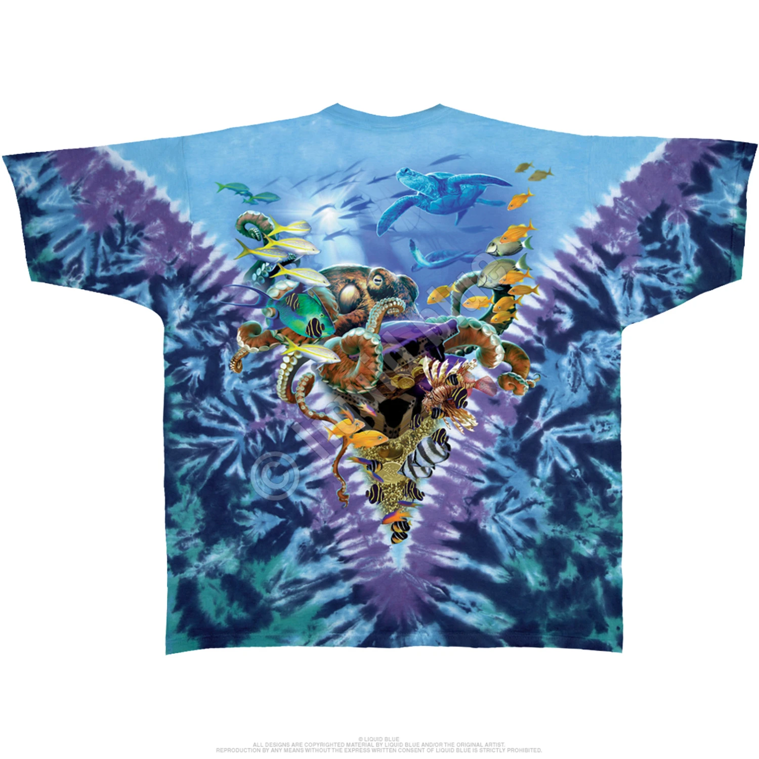 Caribbean Treasure Tie-Dye T-Shirt 3 Caribbean Treasure Tie-Dye T-Shirt - Image 3