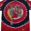 Chicago Dunker Basketball Skeleton Tie-Dye T-Shirt