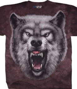 Roaring Wolf Tie-Dye T-Shirt
