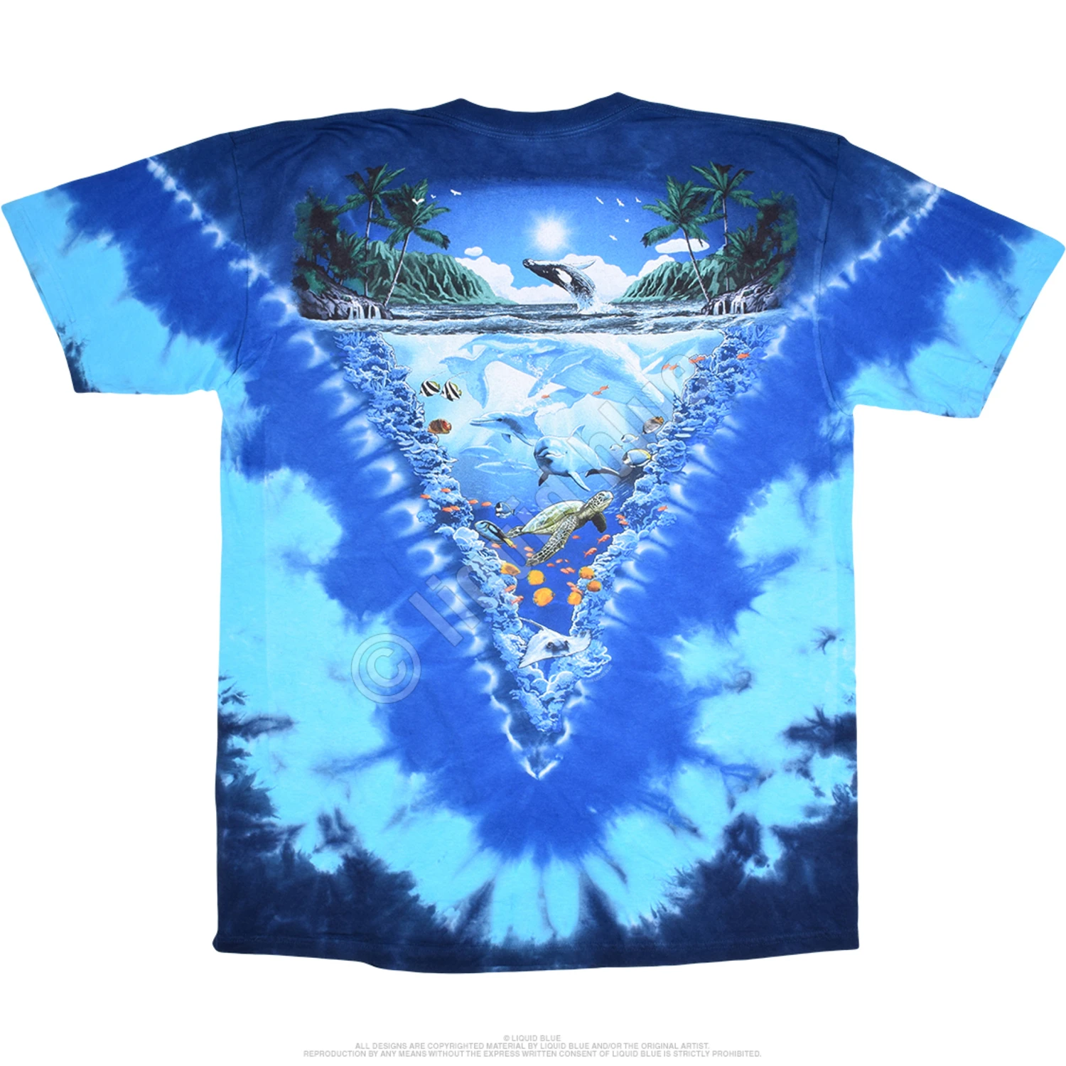 Night Time Dive Tie-Dye T-Shirt 3 Night Time Dive Tie-Dye T-Shirt - Image 3