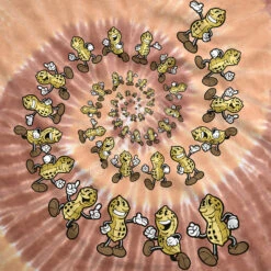 Peanut Spiral Tie-Dye T-Shirt 5 Peanut Spiral Tie-Dye T-Shirt -BOWIE Shop 11454f artwork 48642.1628106105