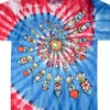 Fireworks Spiral Tie-Dye T-Shirt