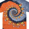 Candy Corn Spiral Tie-Dye T-Shirt