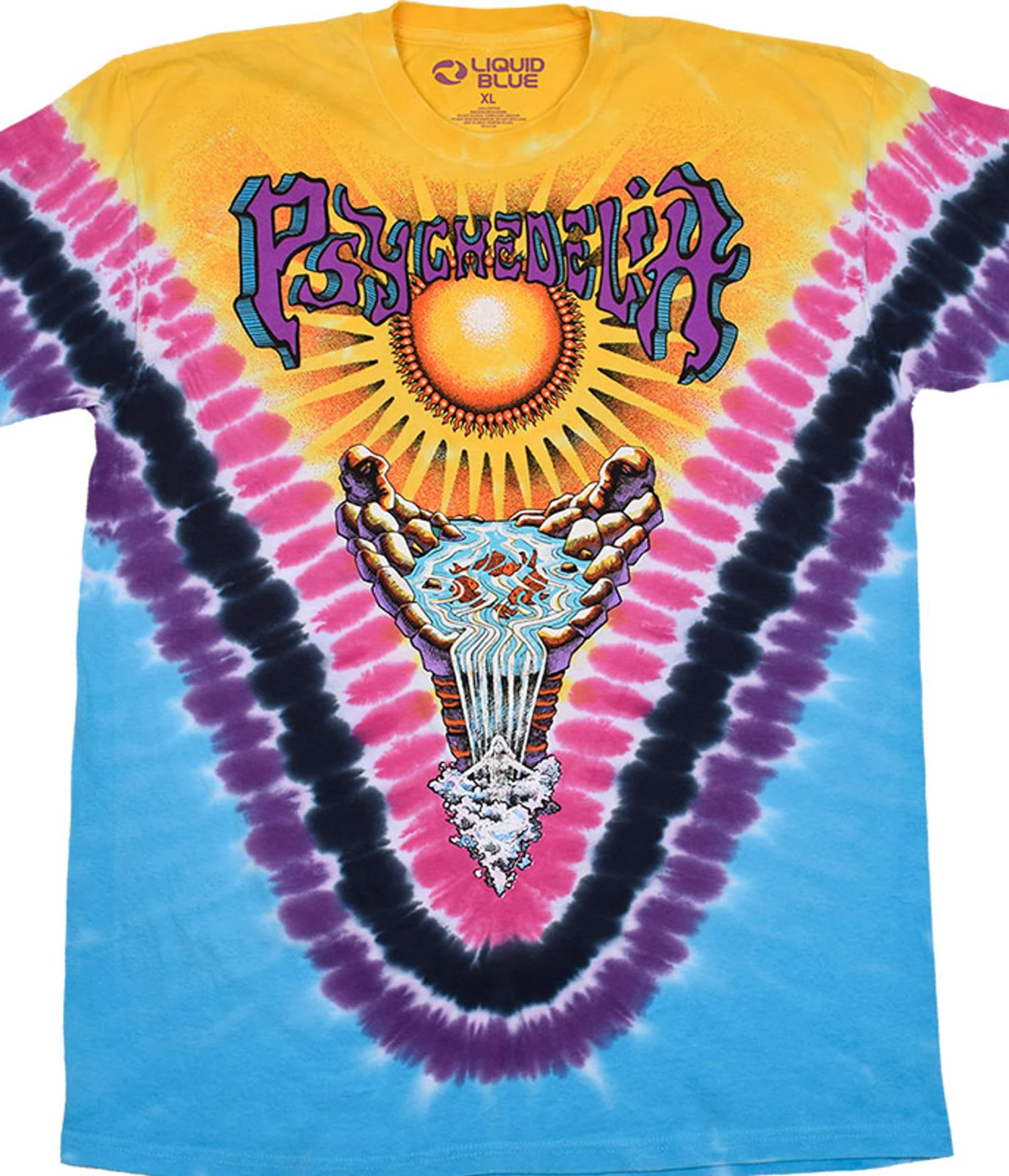 Psychedelia Tie-Dye T-Shirt 1 Psychedelia Tie-Dye T-Shirt