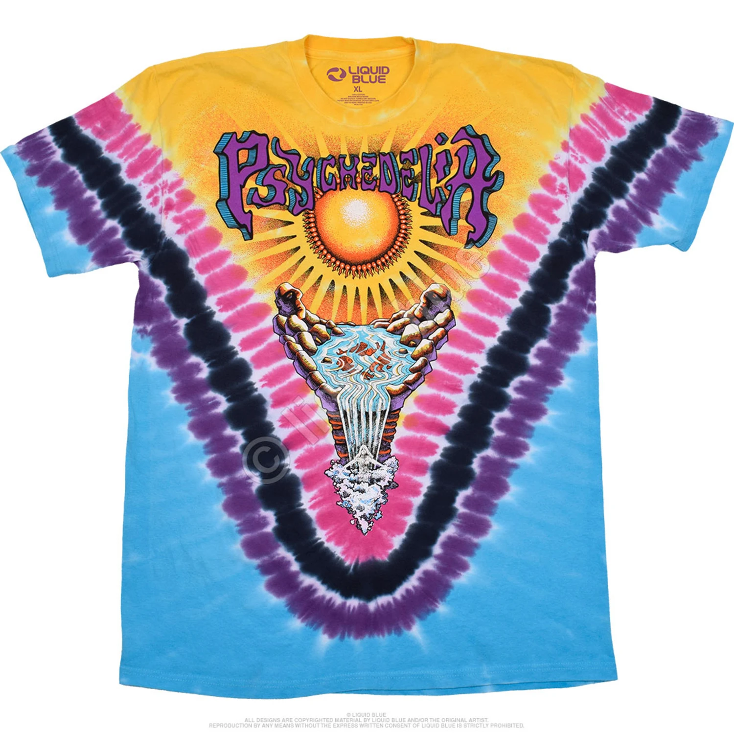 Psychedelia Tie-Dye T-Shirt 2 Psychedelia Tie-Dye T-Shirt - Image 2