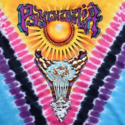 Psychedelia Tie-Dye T-Shirt 8 Psychedelia Tie-Dye T-Shirt -BOWIE Shop 11466f artwork 41065.1675269241