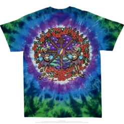 Celtic Mandala Tie-Dye T-Shirt -BOWIE Shop 11502b 34027.1623955529