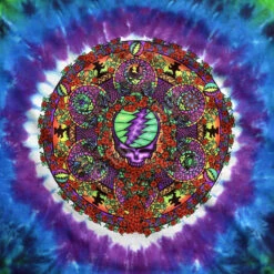 Celtic Mandala Tie-Dye T-Shirt -BOWIE Shop 11502f artwork 70335.1623955529