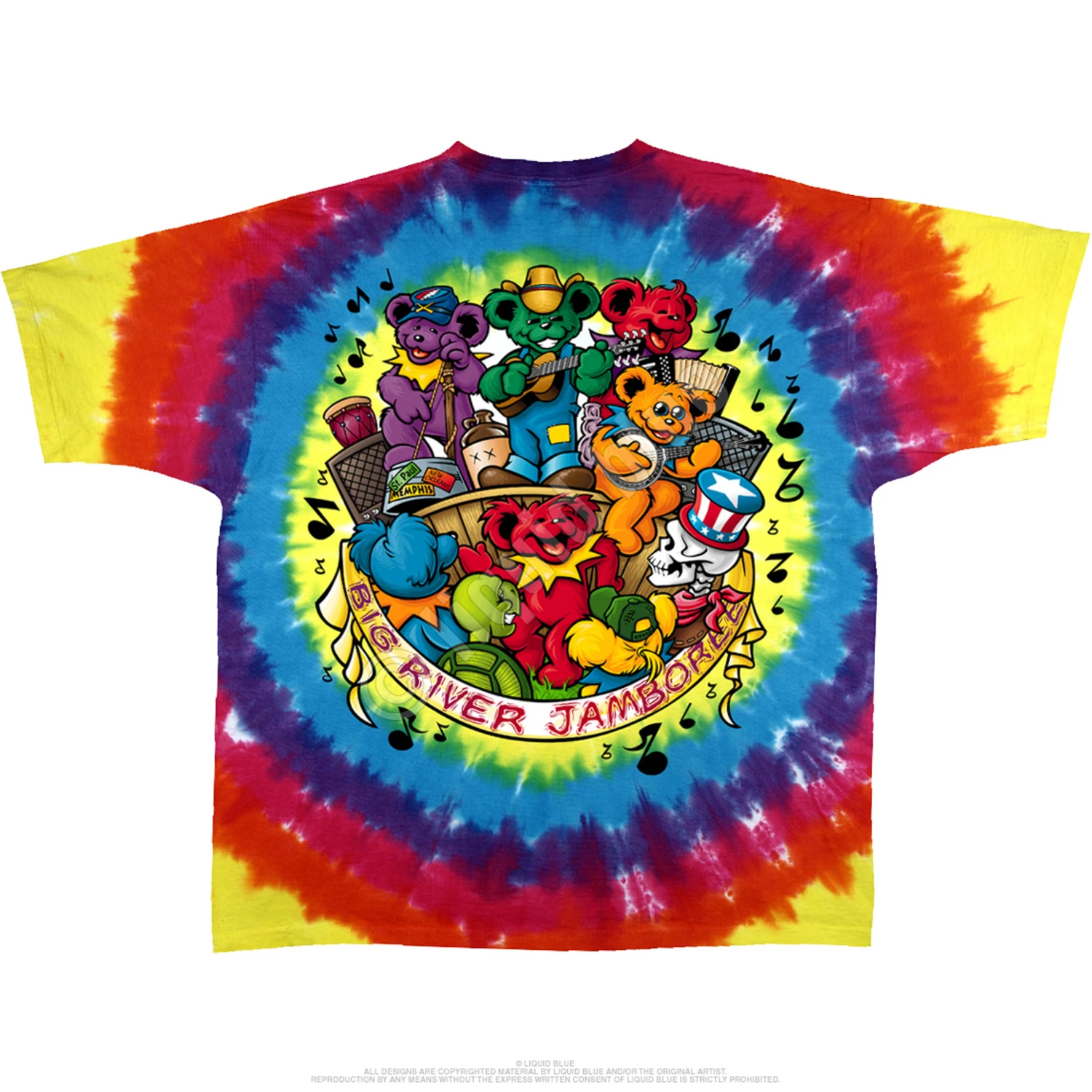 Bear Jamboree Tie-Dye T-Shirt 3 Bear Jamboree Tie-Dye T-Shirt - Image 3