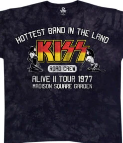 KISS Road Crew 77 Tie-Dye T-Shirt