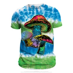 Psychedelic Shrooms Tie-Dye T-Shirt 9 Psychedelic Shrooms Tie-Dye T-Shirt -BOWIE Shop 11753f ghosted 53802.1532375086
