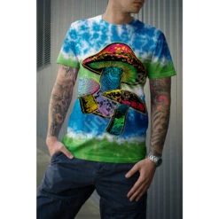 Psychedelic Shrooms Tie-Dye T-Shirt 12 Psychedelic Shrooms Tie-Dye T-Shirt -BOWIE Shop 11753f lifestyle 07367.1532375087
