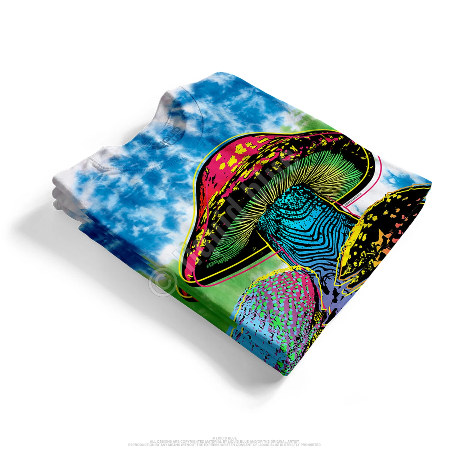 Psychedelic Shrooms Tie-Dye T-Shirt 5 Psychedelic Shrooms Tie-Dye T-Shirt - Image 5
