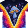 Space Shrooms Tie-Dye T-Shirt