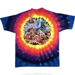 Mushroom Elf Tie-Dye T-Shirt -BOWIE Shop 11775b 14380.1628105936