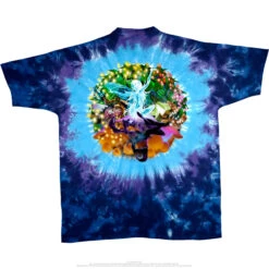 Mushroom Garden Tie-Dye T-Shirt -BOWIE Shop 11777b 70288.1389218376