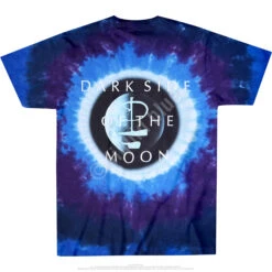 Pink Floyd Dark Side Galaxy Tie-Dye T-Shirt -BOWIE Shop 11822b 76285.1488825105