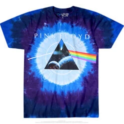 Pink Floyd Dark Side Galaxy Tie-Dye T-Shirt -BOWIE Shop 11822f 35563.1488396617