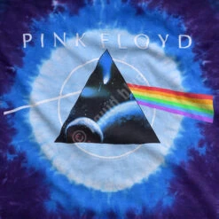 Pink Floyd Dark Side Galaxy Tie-Dye T-Shirt -BOWIE Shop 11822f artwork 07128.1488396617