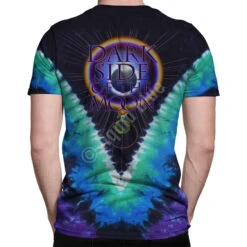 Pink Floyd Dark Side Vdye Tie-Dye T-Shirt -BOWIE Shop 11835b body 44786.1488401368