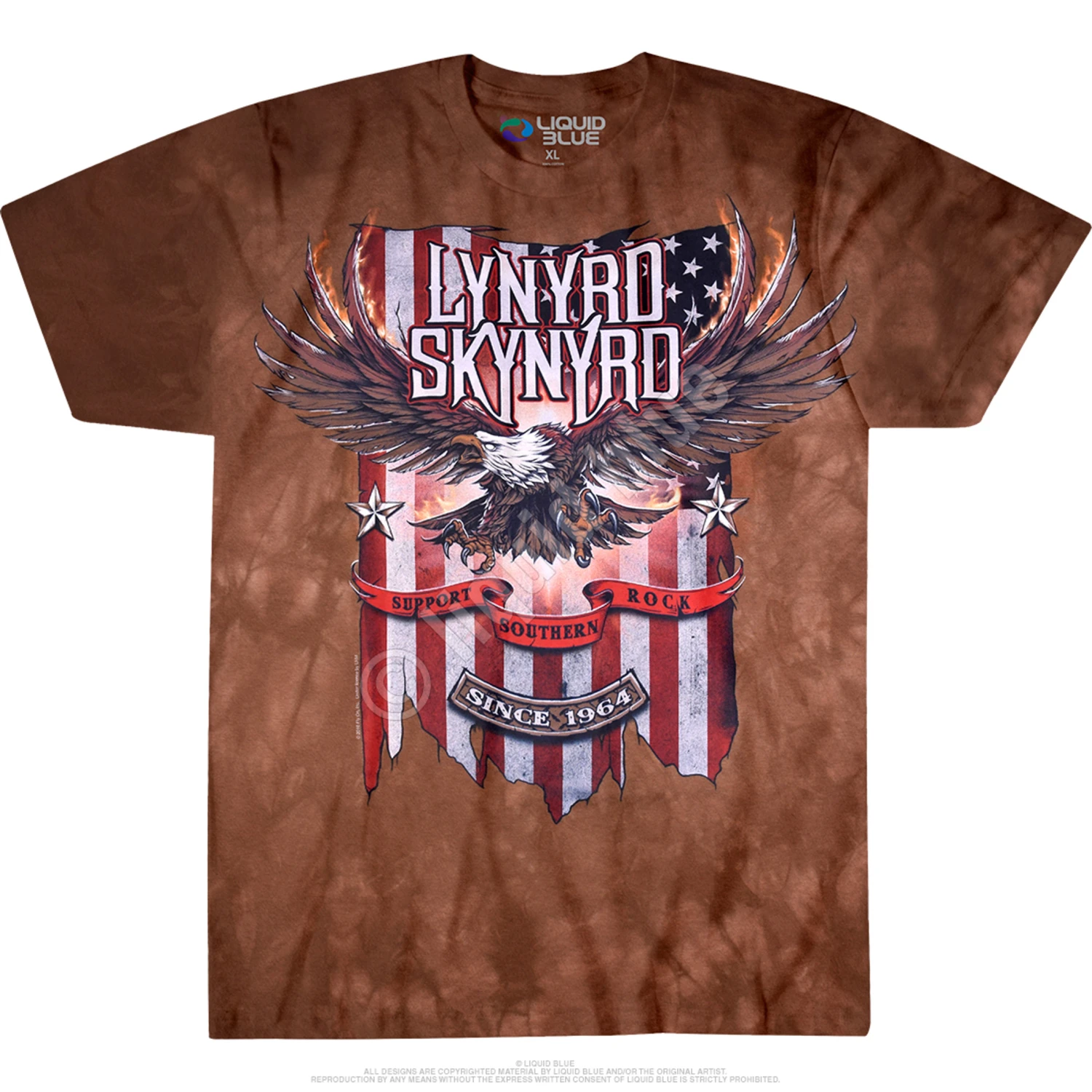 Support Southern Rock Tie-Dye T-Shirt 3 Support Southern Rock Tie-Dye T-Shirt - Image 3