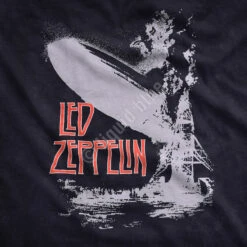 Exploding Zeppelin Tie-Dye T-Shirt -BOWIE Shop 11851f artwork 57045.1488904343