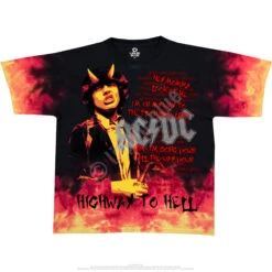 Hell Tie-Dye T-Shirt -BOWIE Shop 11869f 78421.1389218378