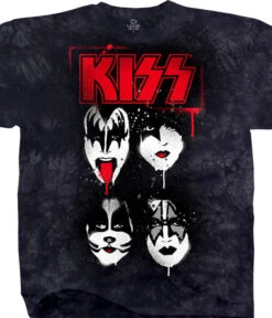 KISS Faces Tie-Dye T-Shirt