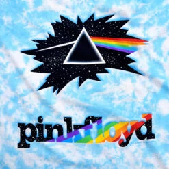 Pink Floyd Vintage 1994 Dark Side Of The Moon Tie-Dye T-Shirt -BOWIE Shop 11891f artwork 52672.1681334040