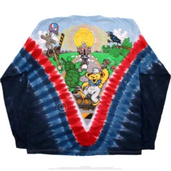 Moto Sam Tie-Dye Long Sleeve T-Shirt -BOWIE Shop 12311b 40963.1636999853