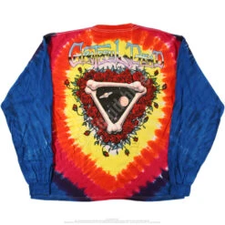 Space Your Face Tie-Dye Long Sleeve T-Shirt -BOWIE Shop 12383b 75190.1629479324