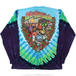 Wonderland Jamband Tie-Dye Long Sleeve T-Shirt -BOWIE Shop 12527b 92109.1389218381