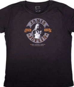 Kozmic Blues Womens Long Length Black T-Shirt