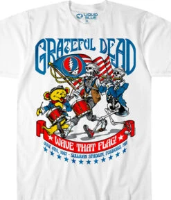4th Of July White T-Shirt