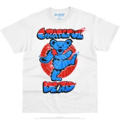 Independance Bear White T-Shirt -BOWIE Shop 21315f 90178.1624477472