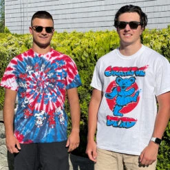 Independance Bear White T-Shirt -BOWIE Shop 21315f model2 53913.1624477472